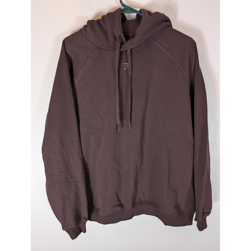 Gymshark Men's M Rest Day Essentials Hoodie Brown Espresso Bulking Season Gym
